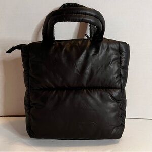 H&M | Women’s Crossbody Puffer Bag, Black.